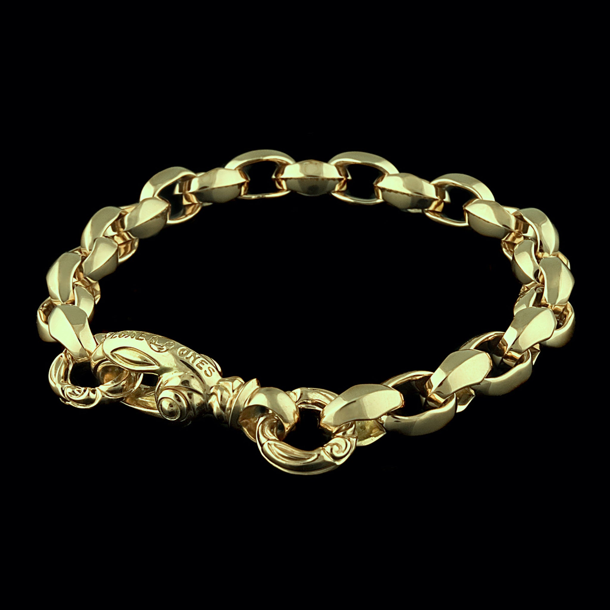 Lone Ones - Small Silk Link Bracelet 18K Yellow Gold – luxeinc.co